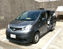 移動火葬車とその火葬炉