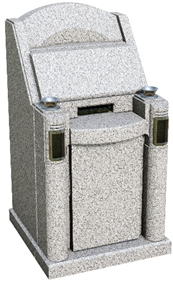 継承簡易型のデザイン墓　絆（きずな）