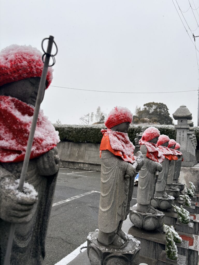 雪が降っています☃️